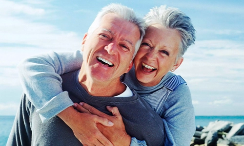 Couple living healthy life